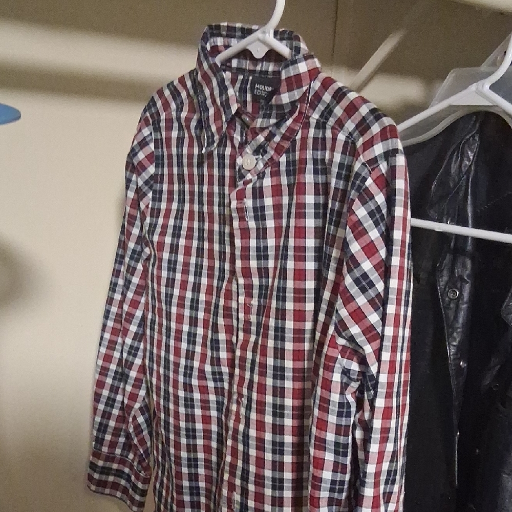 Polo by Ralph Lauren Boys Red Plaid Shirt